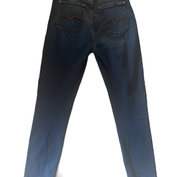 7 For All Mankind Josefina Skinny Boyfriend Jeans. Size 24 - Picture 8 of 10